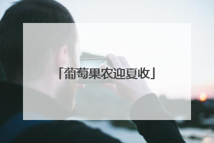 葡萄果农迎夏收